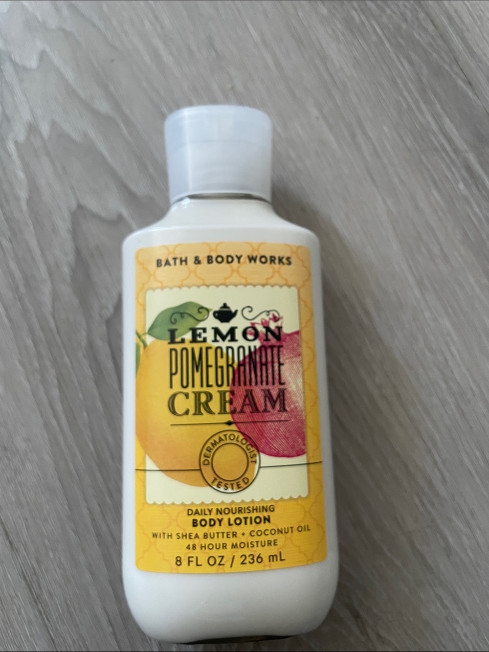 Bath & Body Works Lemon Pomegranate Cream Body Lotion - Yellow, Pink